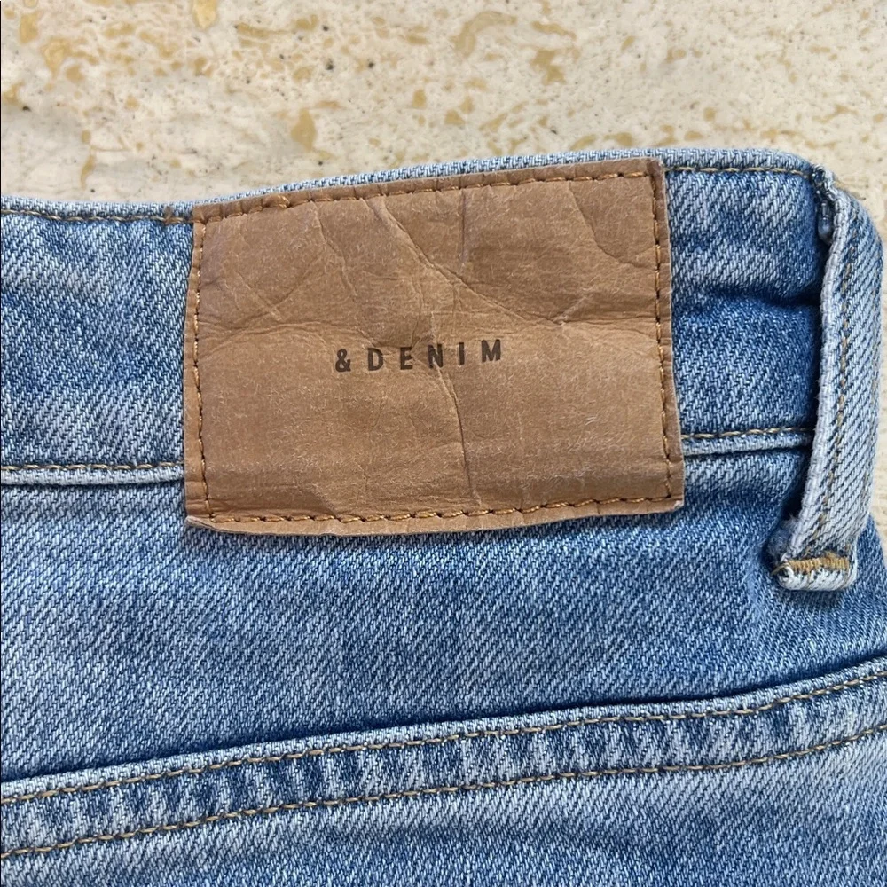 & DENIM high waist jean denim shorts women’s size 6 - Picture 8 of 11